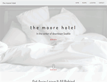 Tablet Screenshot of moorehotel.com